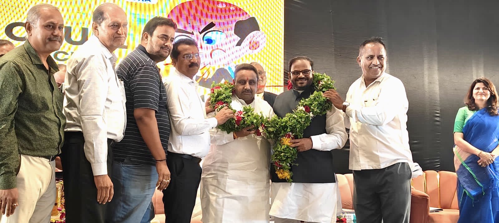  Attended a convention of traders from all districts of Vidarbha in Amravati