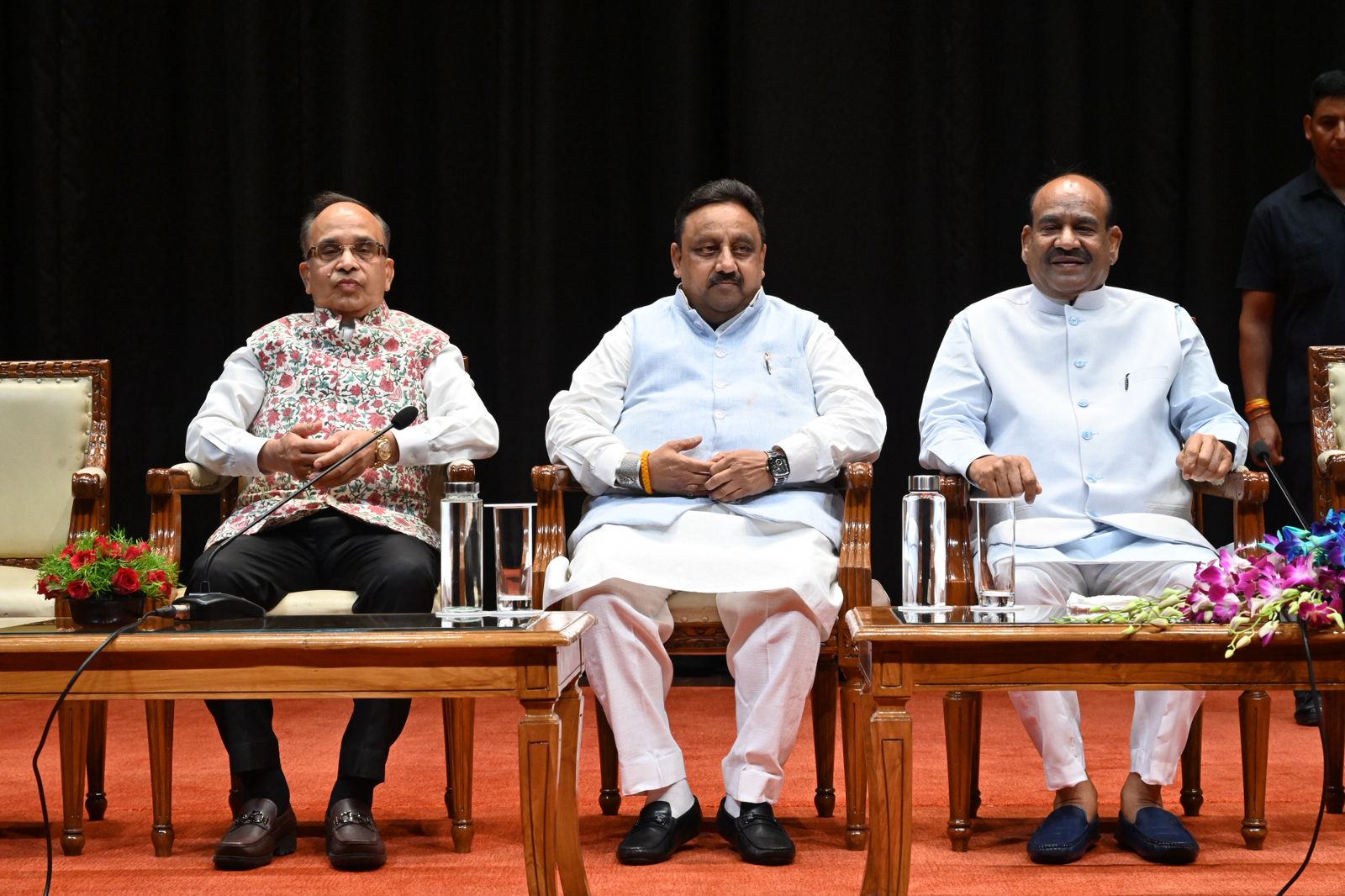 Lok Sabha Speaker Shri Om Birla addresses representatives of Ramlila Committees at Parliament House